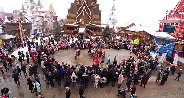 Fête de Maslenitsa (Mardi Gras) en Russie