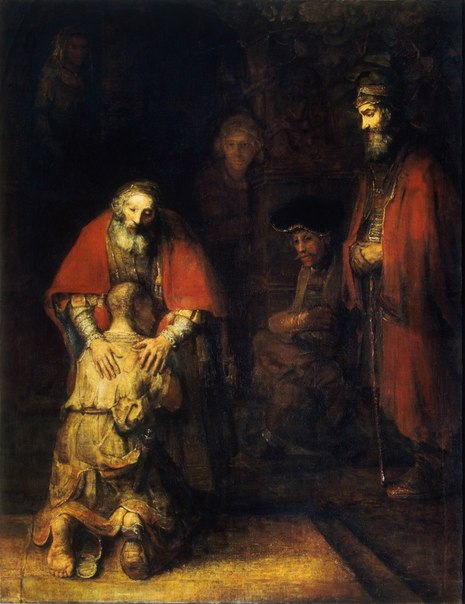 Le Retour du fils prodigue, Rembrandt van Rijn, musée de l'Ermitage de Saint-Pétersbourg
