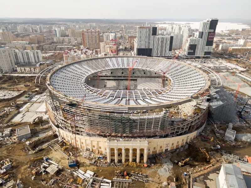 Stade Ekaterinburg Arena, le stade officiel du Mondial-2018 en Russie