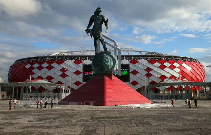 Stade Otrkitie Arena (Spartak) à Moscou, le stade officiel de la Coupe du monde 2018