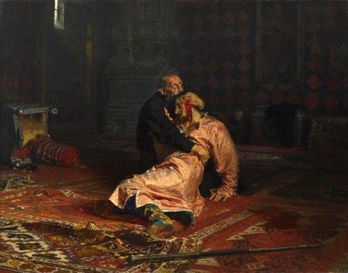 Ivan le Terrible tue son fils, Ilia Répine, 1883-1885