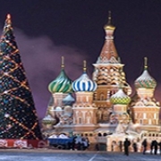 Le sapin de Noel à Moscou