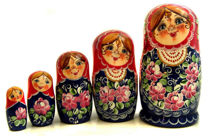 Matriochka ou poupée russe – le principal souvenir russe