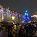 le Nouvel An 2015 à Moscou - la rue Tverskaya, la statue équestre de Iouri Dolgorouki le Nouvel An 2015 à Moscou - la rue Tverskaya, la statue équestre de Iouri Dolgorouki