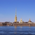 La forteresse Pierre-et-Paule à Saint-Pétersbourg