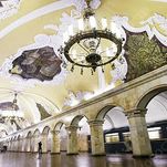 Komsomolskaya station of Moscow metro