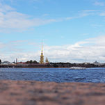 La fortaleza de San Pedro y San Pablo en San Petersburgo