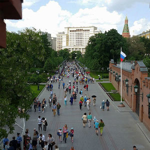 Le jardin Alexandre de Moscou