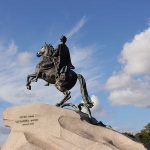 Le Cavalier de bronze à Saint-Pétersbourg