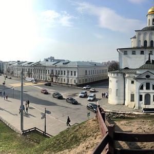 La Porte dorée de ville de Vladimir, voyage dans l'anneau d'or
