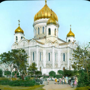 Cathedral of Christ the Savior before its demolition in 1931