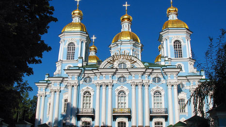 Catedral de San Nicolás de los Marinos en San Petersburgo