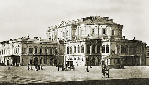El Teatro Mariinski de San Petersburgo, siglo XIX. 
